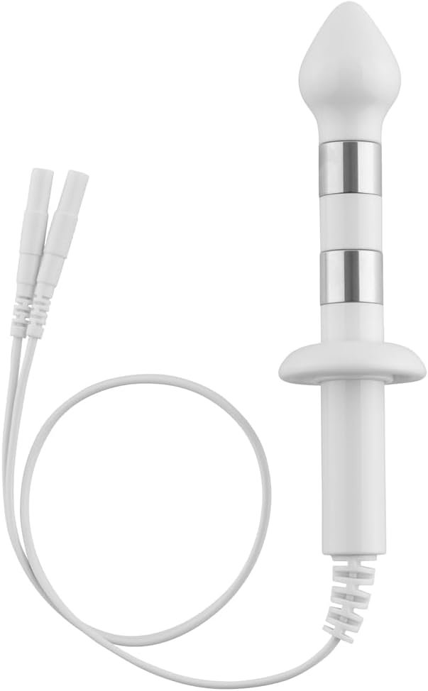 Discount TENS – Adjustable Anal Probe Electrode for TENS, EMS, E-Stim, Electro Stim Units – Pelvic Floor Exerciser, Prostate Stimulator, Stainless Steel & Bio-Plastic with 2mm Pin Connector. Model A1