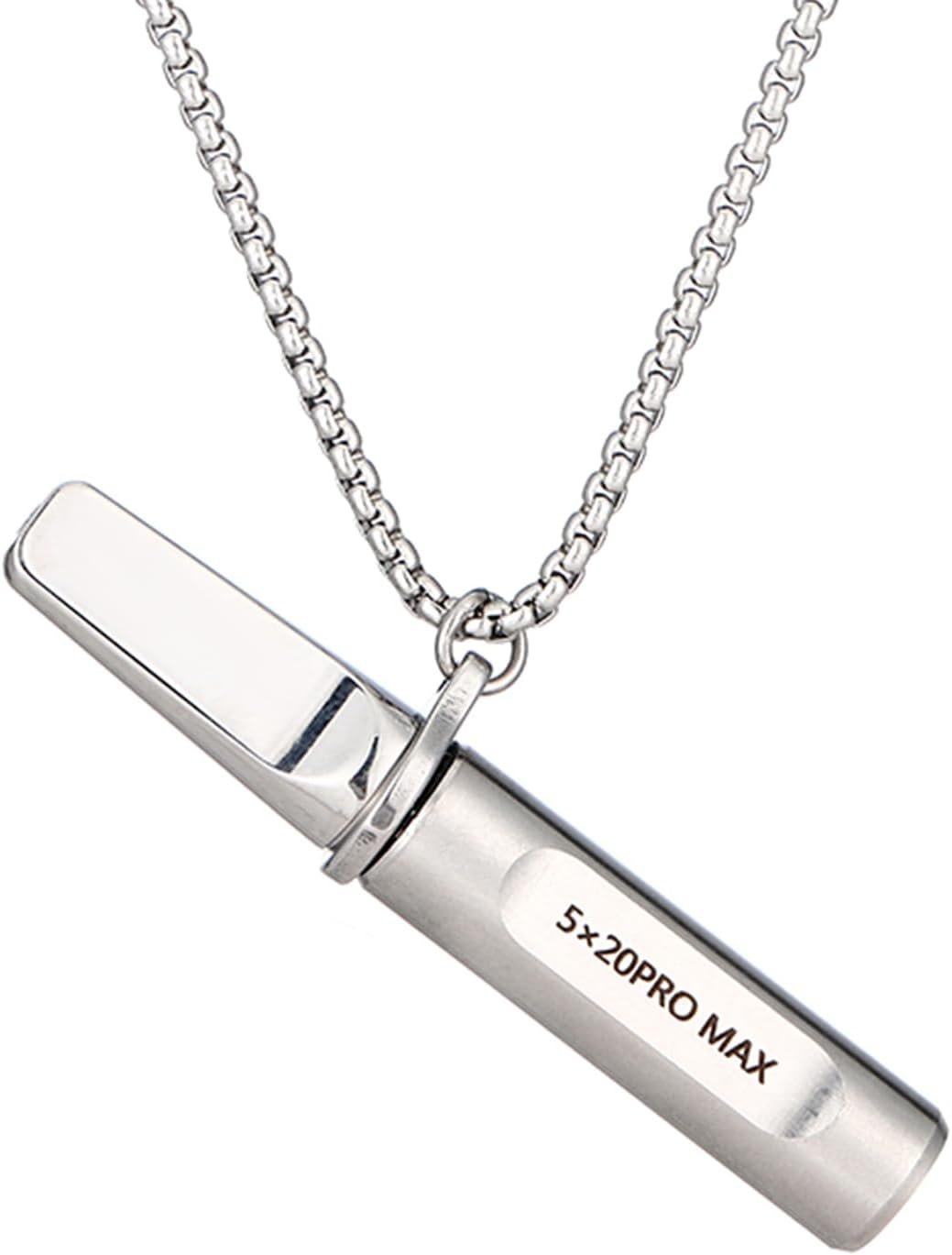 Stainless Steel Anxiety Necklace for Men and Women Daily Tools for Relaxation & Focus