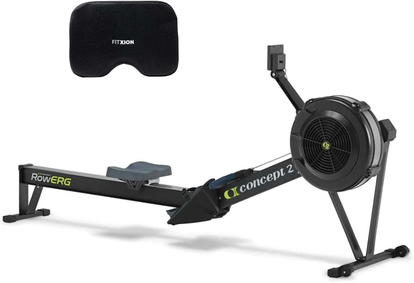 Concept2 RowErg Indoor Rowing Machine – PM5 Monitor, Device Holder, Adjustable Air Resistance, Easy Storage with FitXion Seat Cushion