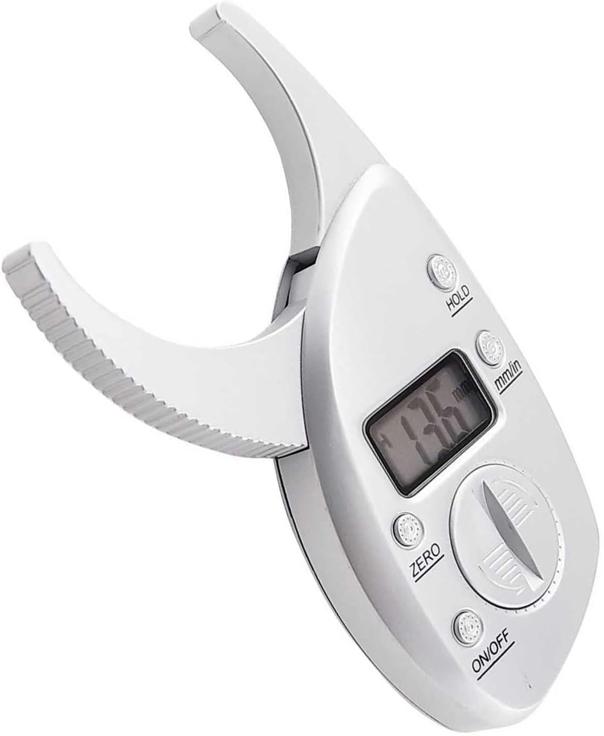 Gain Express Body Fat Caliper Skinfold Caliper Professional Skin Thickness Fat Measure Body Fat Tester, Body Fat Monitors for Health Monitoring Handheld BMI Body Fat Measurement Device