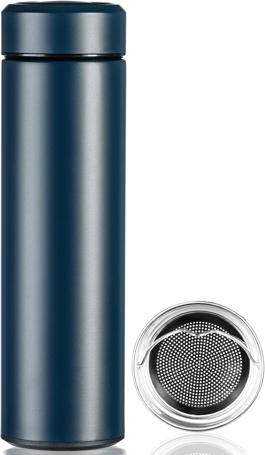 PARACITY Insulated Water Bottle, 15 oz Stainless Steel Water Bottles, Double Wall Vacuum for Hot Drinks, Metal Water Bottle Keeps Hot for 12 Hrs, Cold for 24 Hrs, for Coffee, Tea