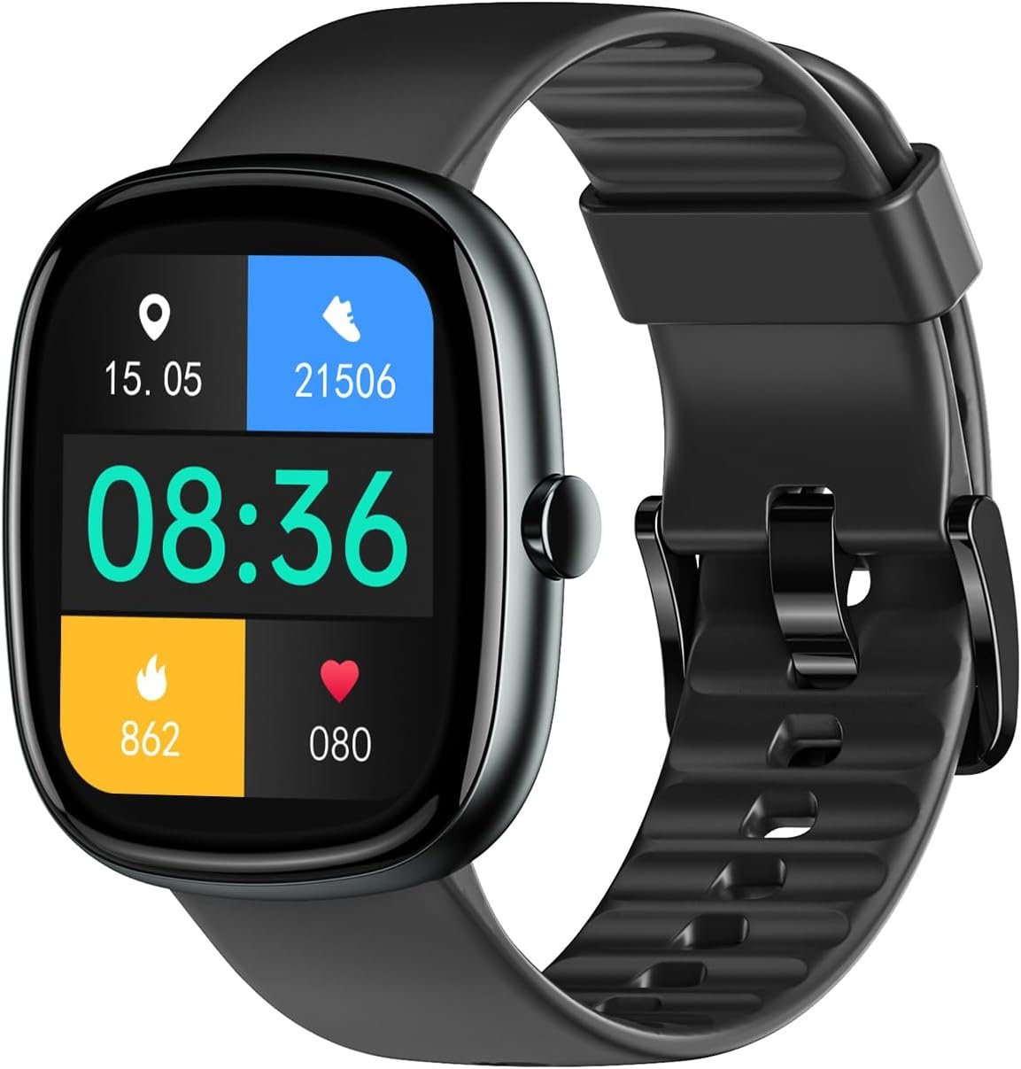 Fitness Trackers, No Bluetooth No APP/Phone Needed, 1.8″ Fitness Watch for Men Women with Pedometer Heart Rate/Blood Oxygen/Sleep Monitor 100 Sports, Steps Counter Walking Running Waterproof