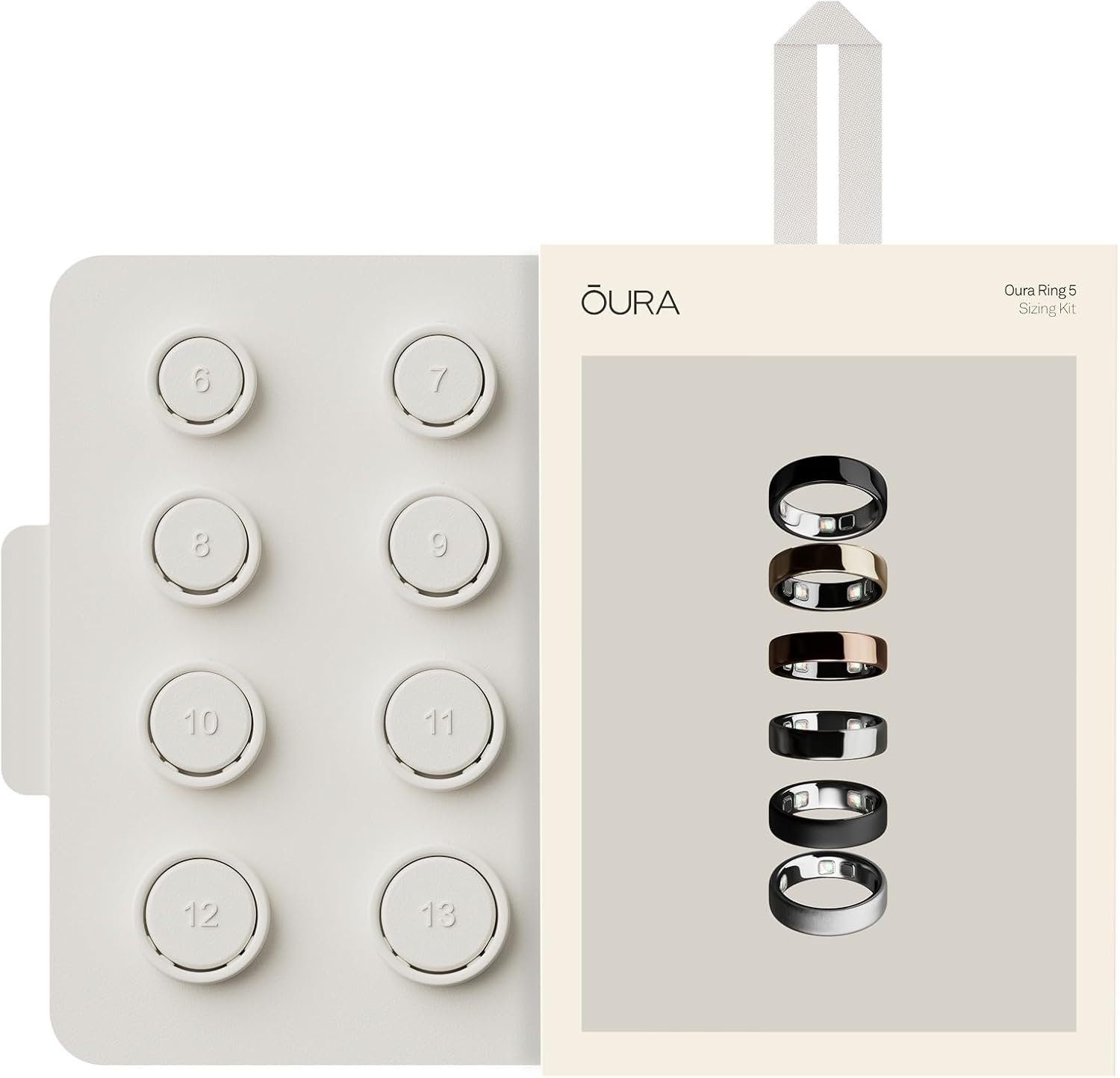 Oura Ring 5 Sizing Kit – Size Before You Buy Oura Ring 5 – Unique Sizing, Not Standard Ring Sizing – Receive Amazon Credit for Oura Ring 5 Purchase
