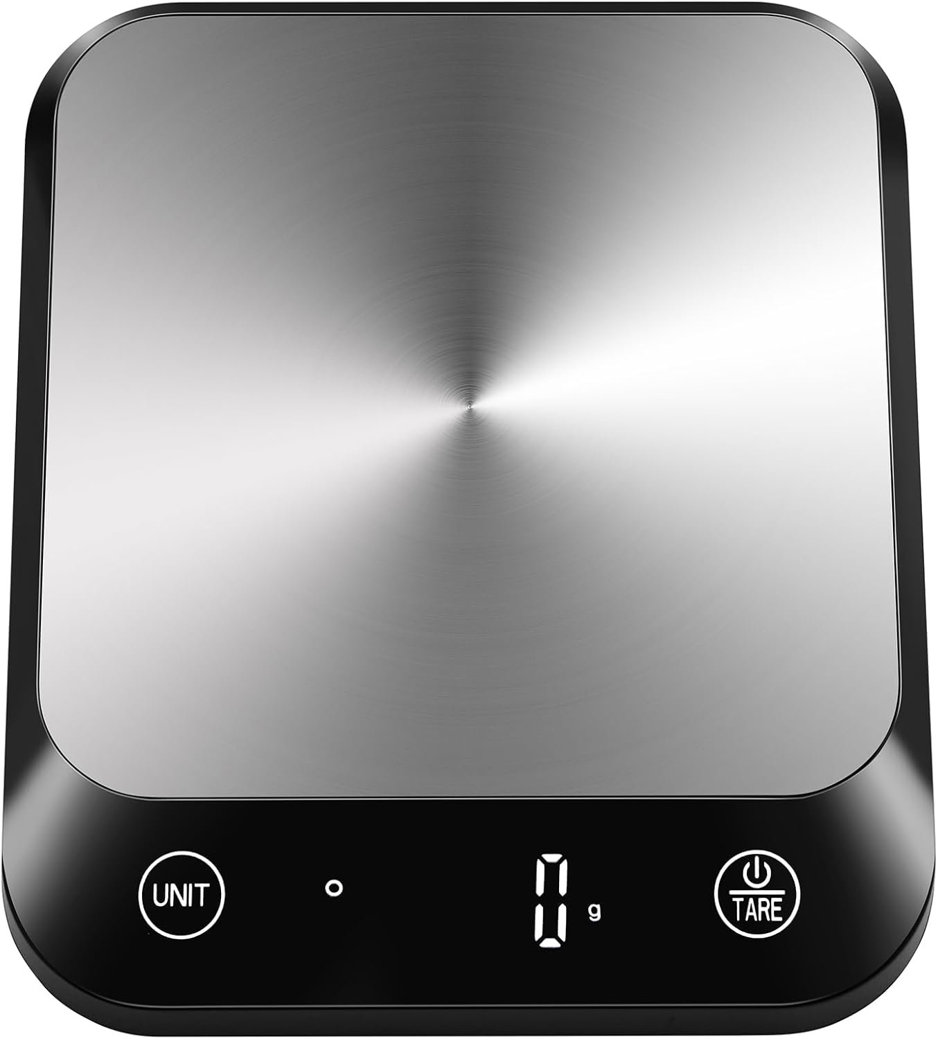 Vitafit 22lb Digital Food Kitchen Scale, High Accuracy Assured by Weighing Professional Factory Since 2001, Weight Loss, Baking and Cooking, LED Display, Batteries Included, Black