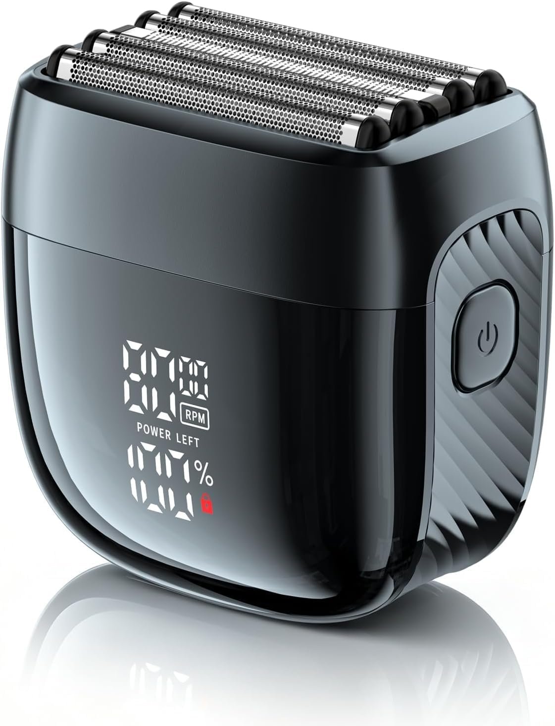Electric Foil Shaver for Men, Upgraded 5-Blade System,Electric Razor for Men,IPX8 Waterproof,Wet/Dry,LED Display, 2 Power Levels, 90-Min Runtime, USB-C Fast Charge,Travel Lock, Father’s Day Gunmetal