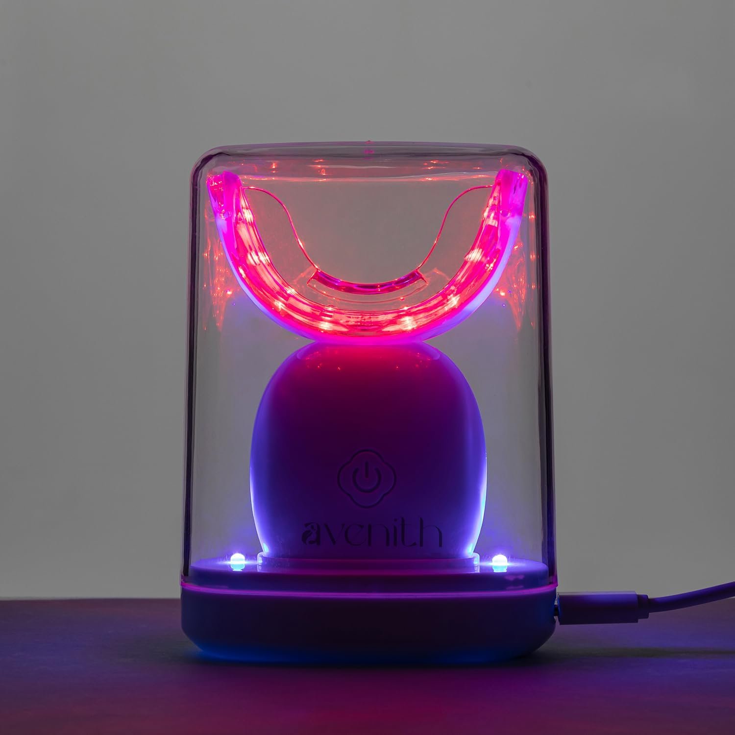 Infrared Red Light Therapy Device for Gum, Portable 630nm & 850nm Near Infrared LED Light Lamp with USB Cable