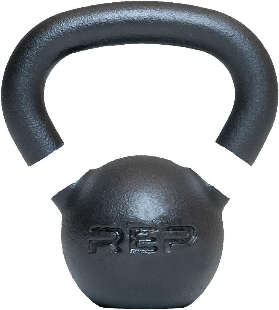 REP Fitness Kettlebell Set and Singles, 4kg to 24kg, 9lb to 53lb Weight Range, Cast Iron, Strength Exercise Training, Home Gym, Power Workout Equipment, Free Weights, Dumbbell Alternative