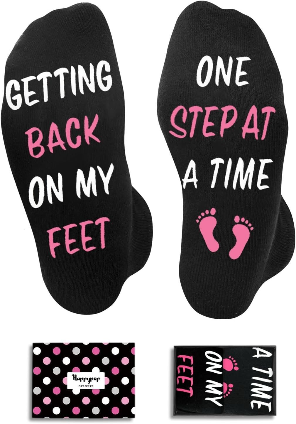 HAPPYPOP Funny Socks for Men Women – Crazy Novelty Socks, Positive Gifts