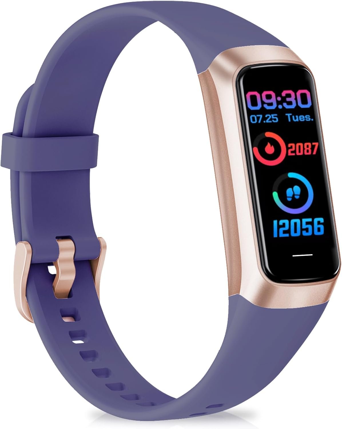 Fitness Tracker with 24/7 Heart Rate, Health Tracker with Calories Sleep Monitor, 1.10”AMOLED Touch Color Screen, Step Counter Activity Pedometer Smart Watch for Women Men