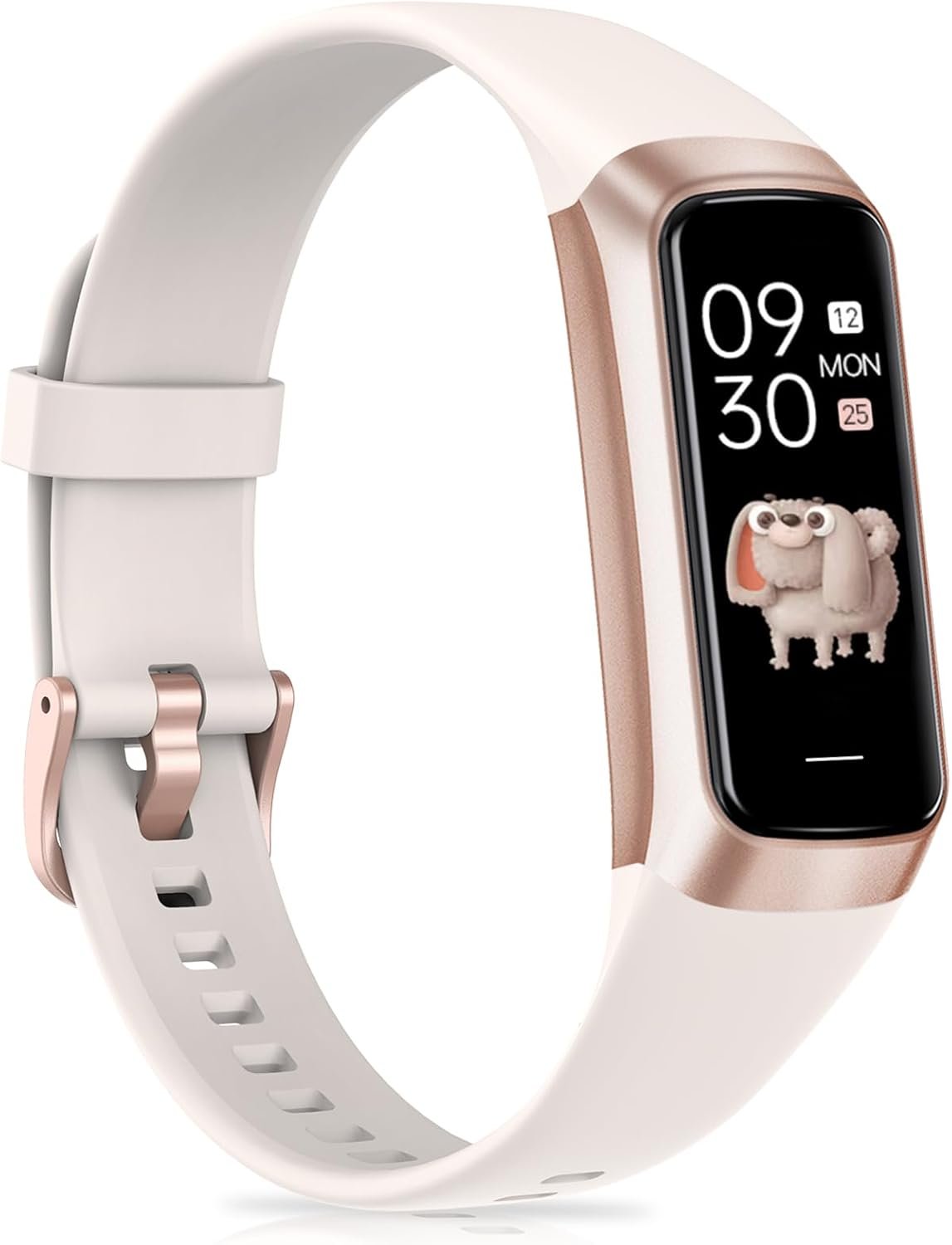 Fitness Tracker with 24/7Heart Rate, Blood Pressure, Sleep Tracking, Calorie, Activity Tracker with 1.1″ AMOLED Color Screen, Waterproof Step Tracker for Android iPhones Women Men
