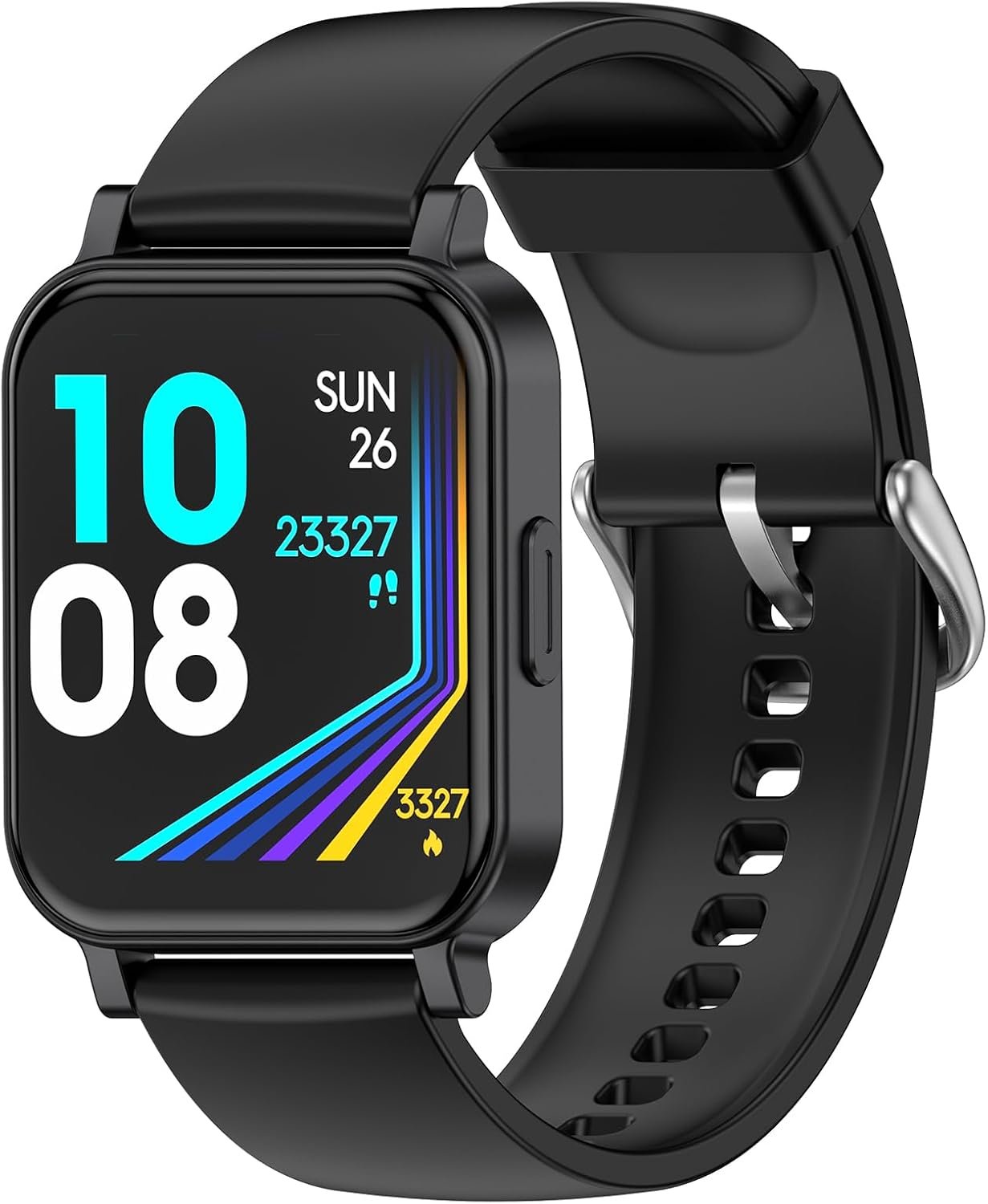 POIUZET Fitness Tracker, Fitness Watch with Blood Oxygen, Heart Rate Monitor, Steps Calories Counter, Sleep Monitor, Pedometer IP68 Waterproof, Smart Watch for Android iPhones