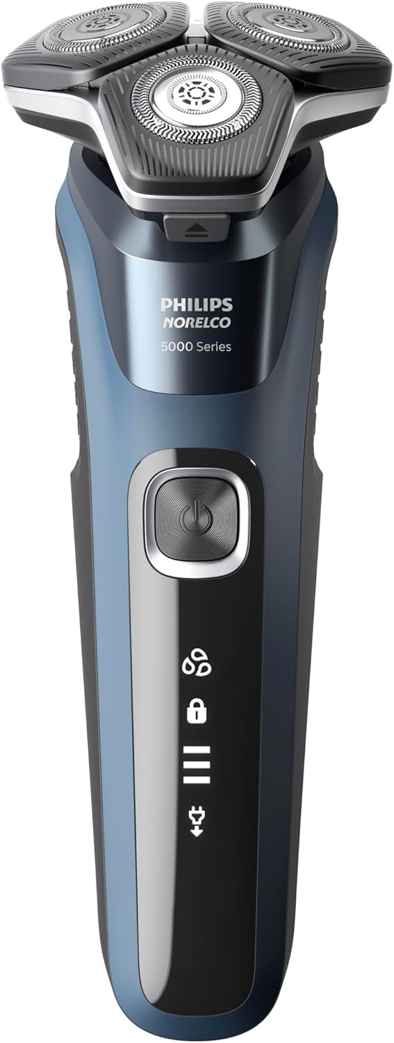 Philips Norelco Shaver 5400, Rechargeable Wet & Dry Shaver with Pop-Up Trimmer, S5880/81