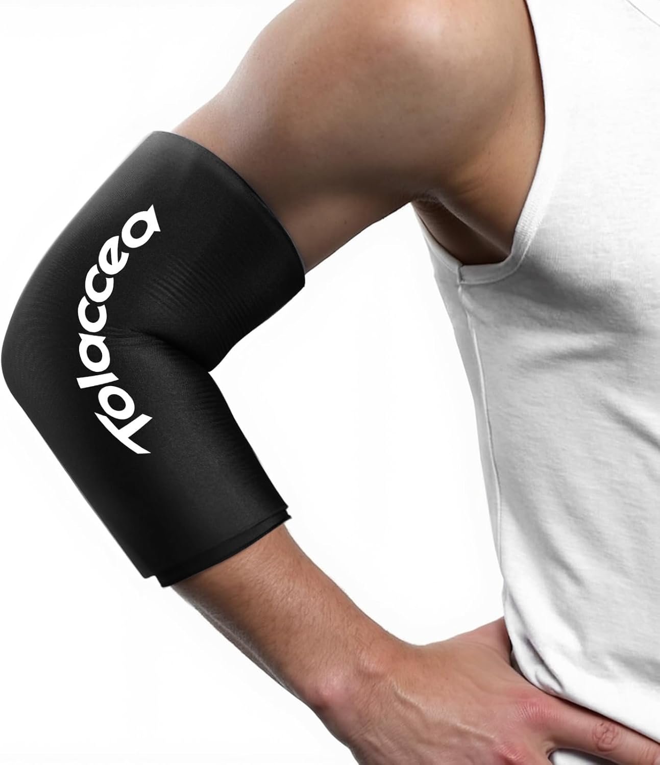 Tolaccea Hot & Cold Therapy Flexible Ice Packs Cold Therapy Compression Sleeve Reusable Gel Pack for Injury Cold Wrap for Knee Calf Elbow