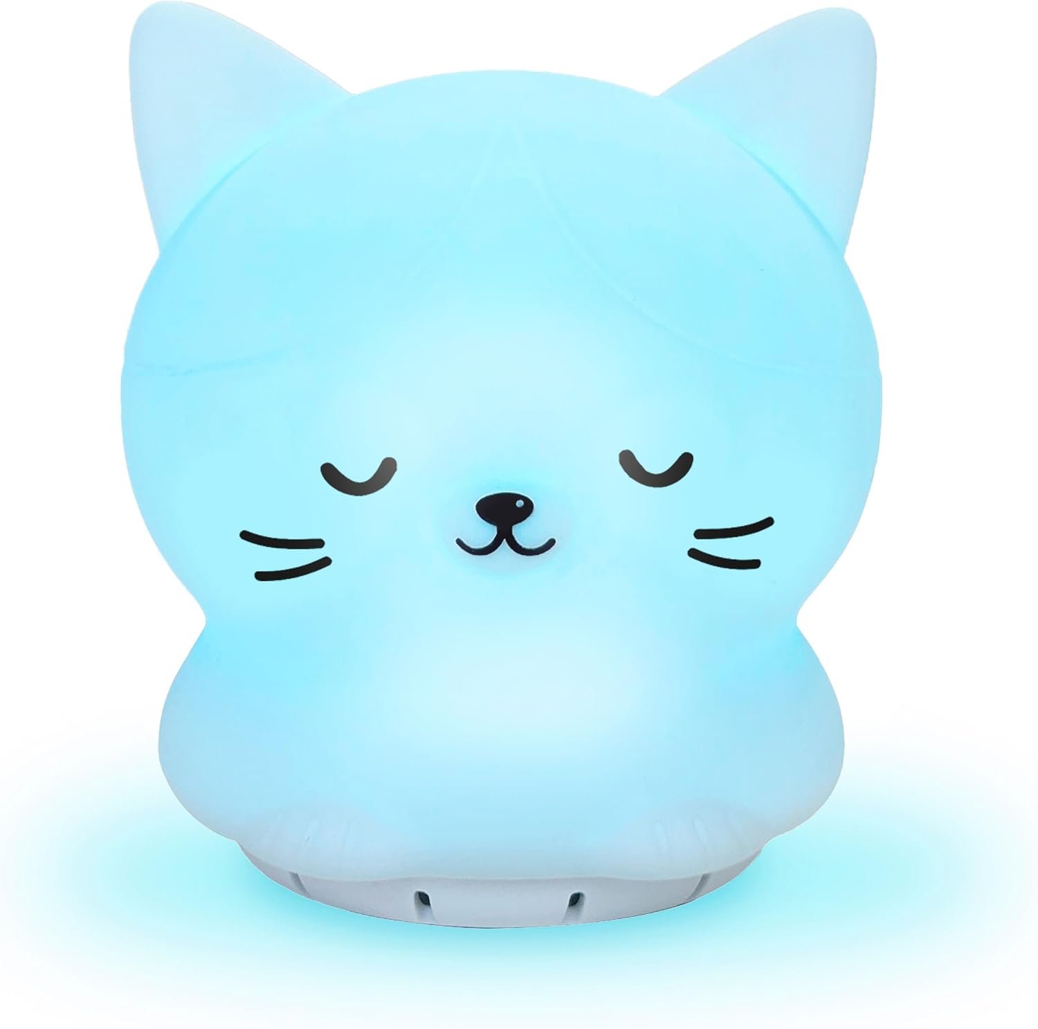 Mindfulness ‘Breathing Kitty’ | 4-7-8 Guided Visual Meditation Breathing Light | 3 in 1 Device with Night Light & Noise Machine for ADHD Anxiety Stress Relief Sleep – Gift for Kids Adult Women Men