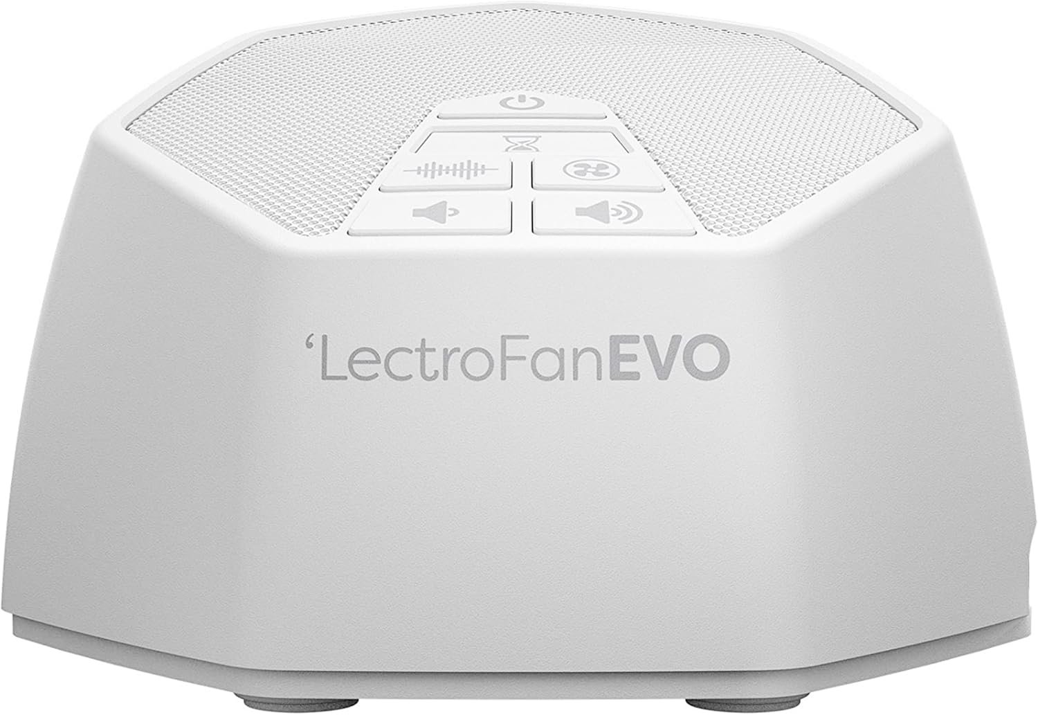 Adaptive Sound Technologies LectroFan EVO – Non-Looping Sound Machine for Sleep – Soothing Noise – Convenient Sleep Timer – Lightweight Build – USB-Powered – White