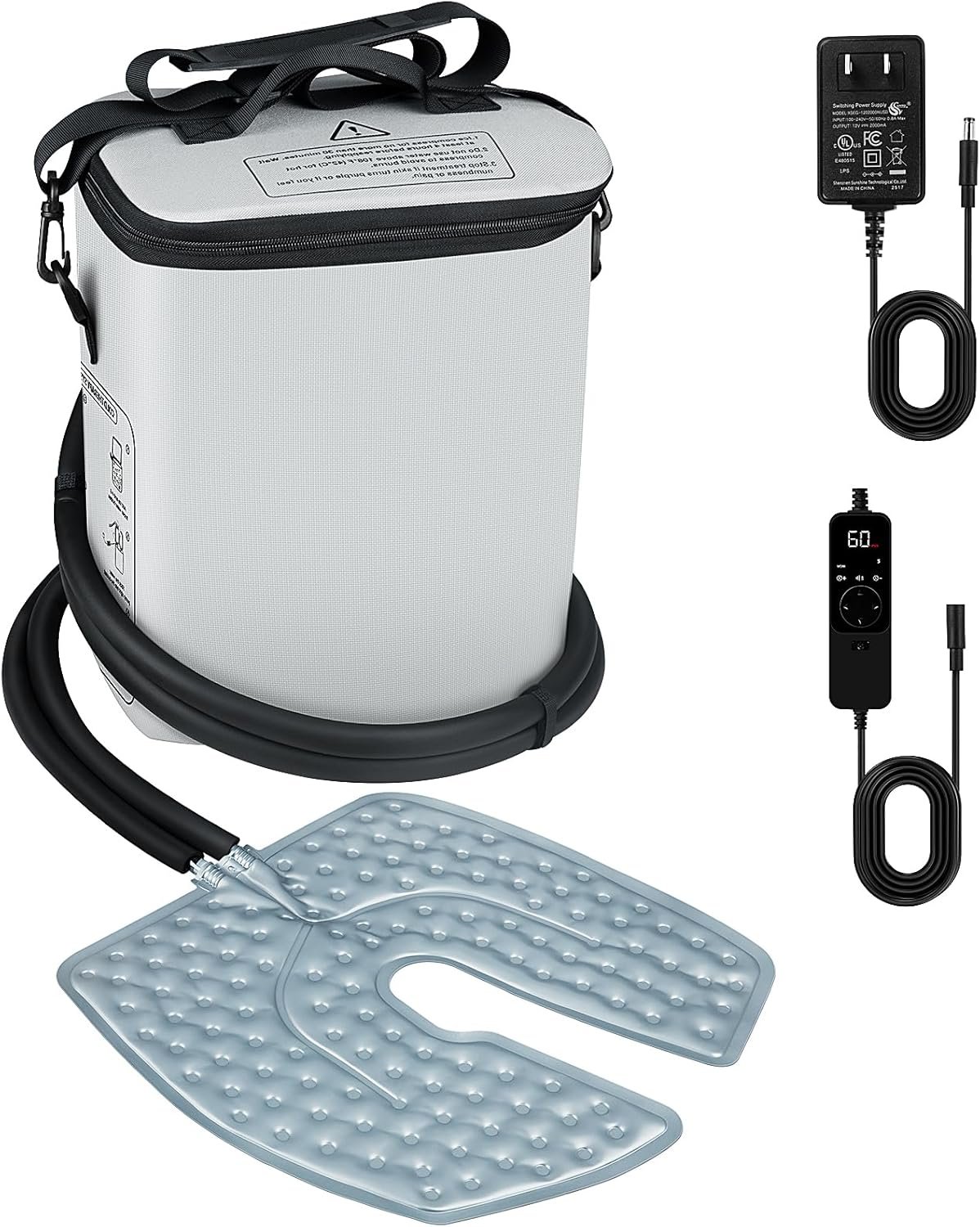 Ice Machine for Knee After Surgery – 19 QT (18L) Cold Therapy System with Timer, 5 Speeds – Circulating Cold Water for Knee, Back, Shoulder Pain Relief & Post-Surgery Recovery (Dad Gifts & Mom Gifts)