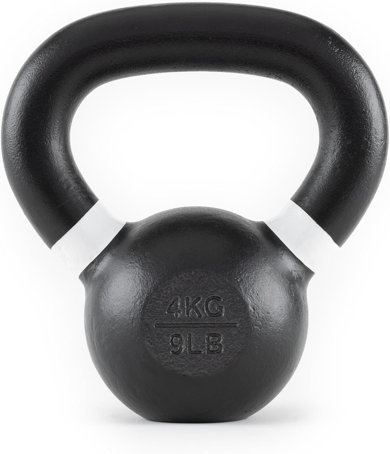 Rage Fitness Single Cast Iron Kettlebell | Powder Coated – Wide Handle Weights for Core & Glute Workouts; Swings, Squats, Deadlifts; Strength, Endurance & Flexibility for Men & Women