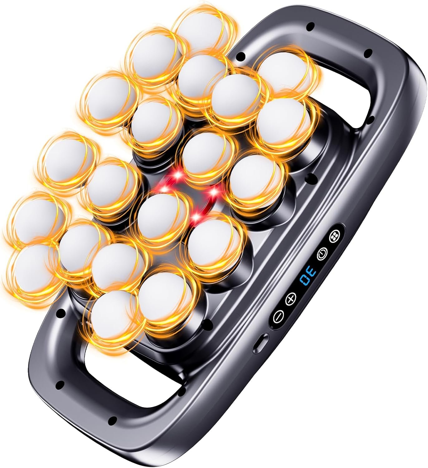 20-Head Massage Gun,2026 Upgrade Deep Tissue Percussion Massager with 3 Modes 30 Intensities, Muscle Tension Release Electric Massage Tools for Back, Shoulders, Legs,Fathers Day Gift