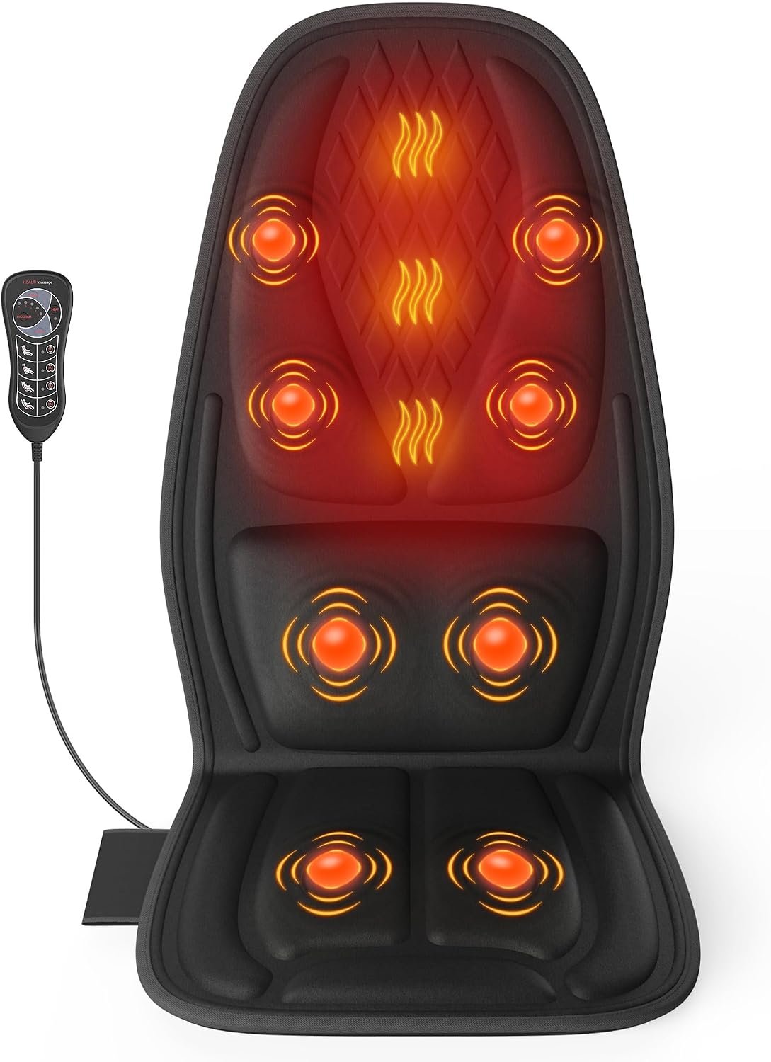 Back Massager for Chair,Massage Chair Pad Helps Relax Muscle and Relieve Pain, Using in The Office/At Home Seat Massager for Father’s Day