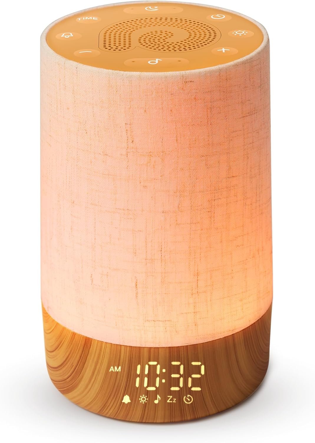 Dreamegg Sunrise Alarm Clock – Sound Machine with Alarm Clock & Wake Up Light, 29 Soothing Sounds, Dimmable Display, White Noise Machine for Bedroom, Heavy Sleepers, Adults & Kids
