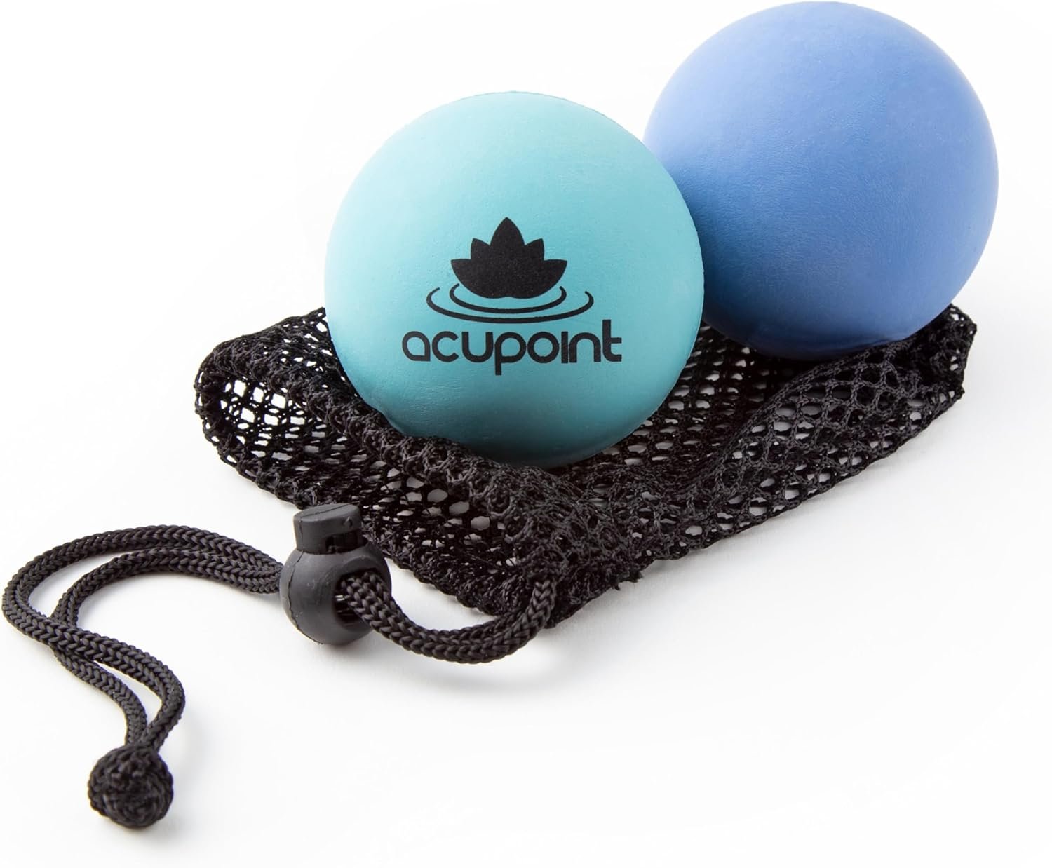 Acupoint Massage Therapy Ball Set of 2 – Myofascial Release, Trigger Point & Deep Tissue – Lacrosse Ball for Back, Neck, Foot and Plantar Fasciitis Relief