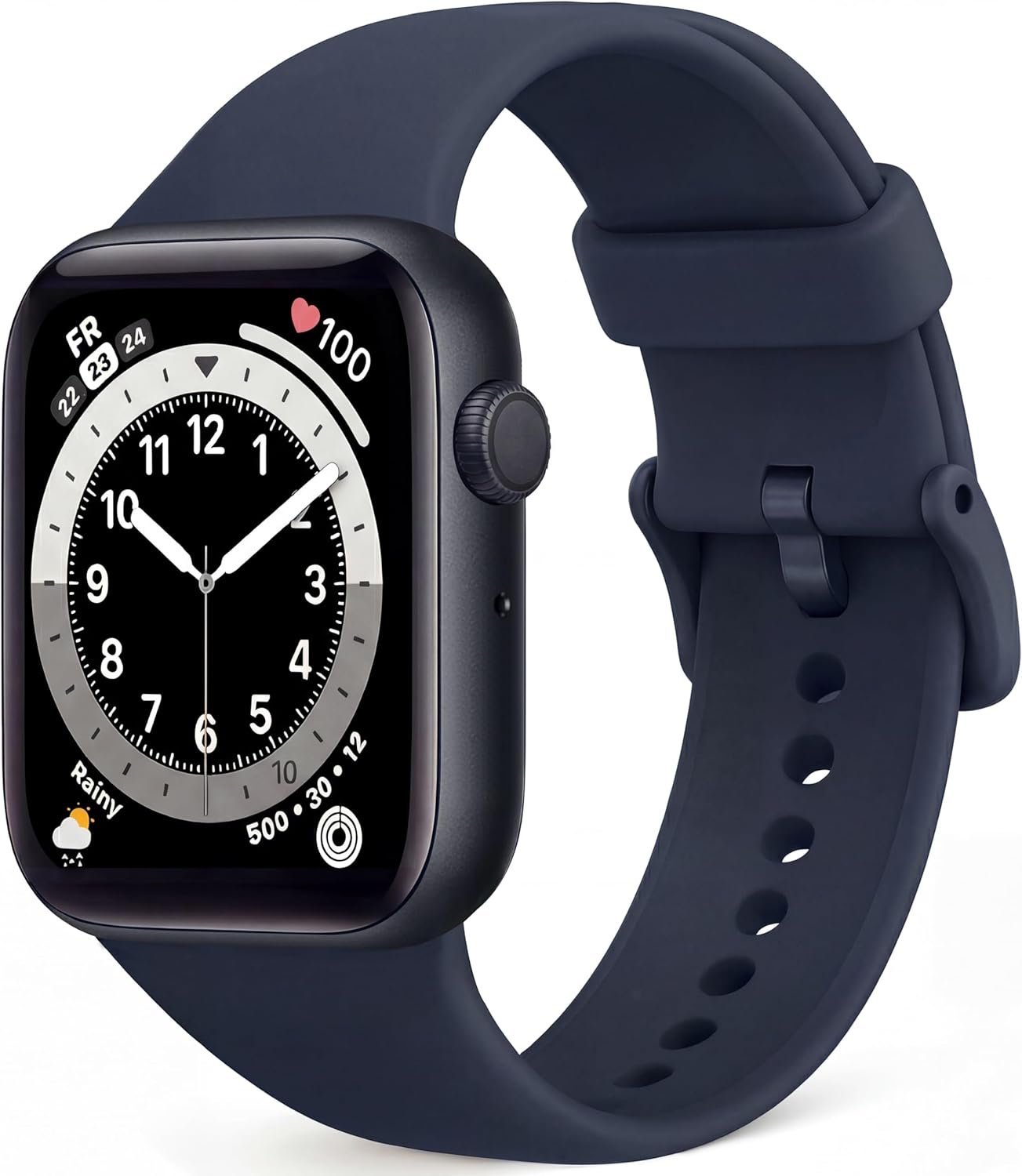 Smart Watch, Fitness Watch for Women Men with 24/7 Heart Rate/Blood Pressure Monitor,Pedometer, Sleep Tracker, 120+ Sport Modes, IP68 Waterproof Activity&Fitness Tracker Compatible with Android iPhone