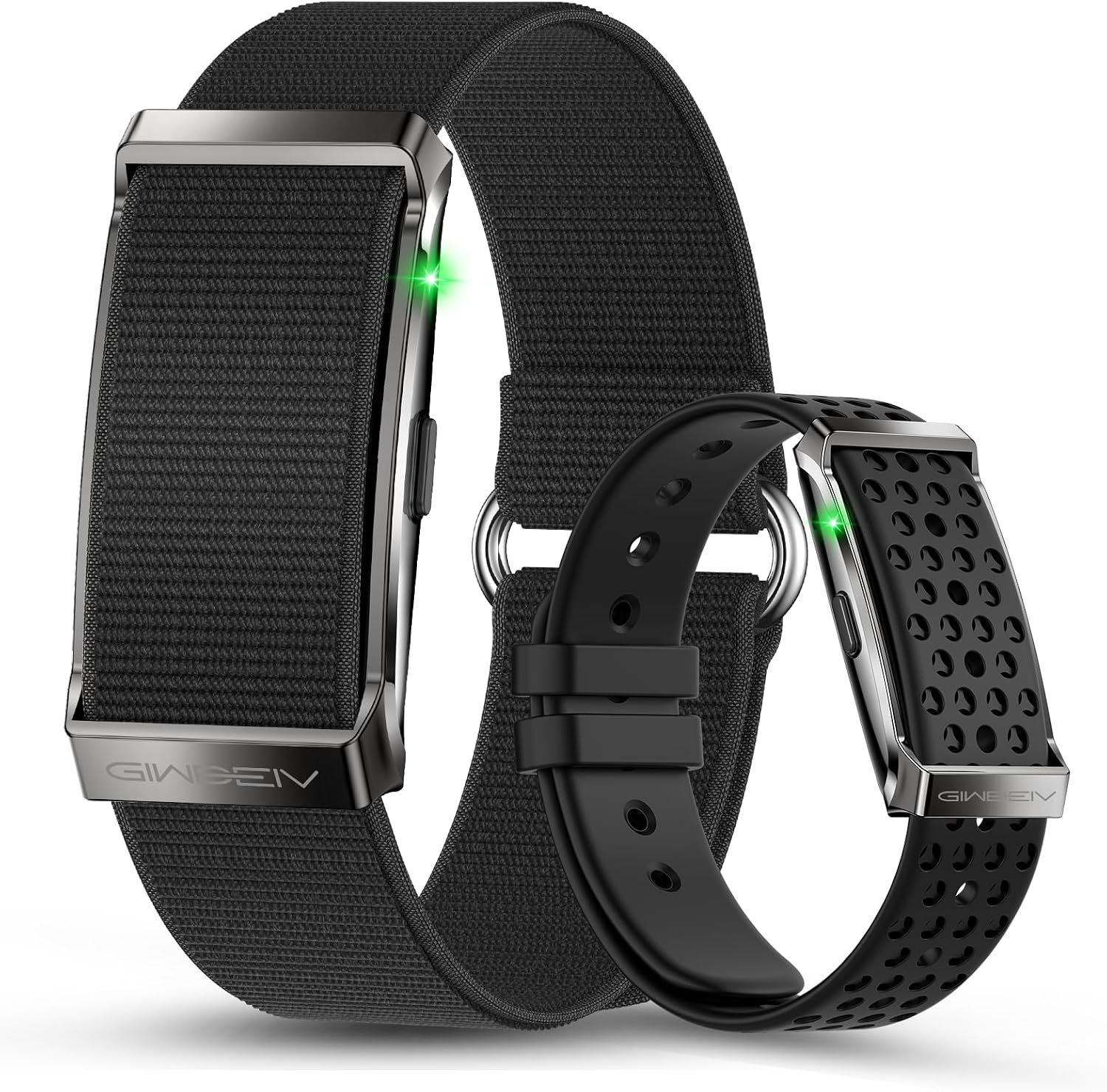 Fitness Smart Bracelet for Men Women, 24/7 Activity Health Tracker | Heart Rate, SpO2, Stress, Step & Calorie Tracker, 30 Days Battery, 170+ Sports Modes, IP68 Waterproof, Free APP, 2 Bands