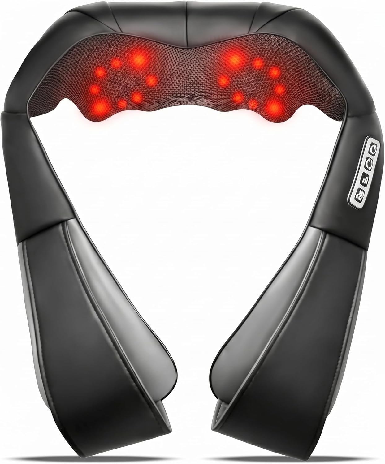 UFFAE Shiatsu Neck and Back Massager with Heat, Electric Deep Tissue Kneading Neck and Shoulder Massage (NOT Cordless)