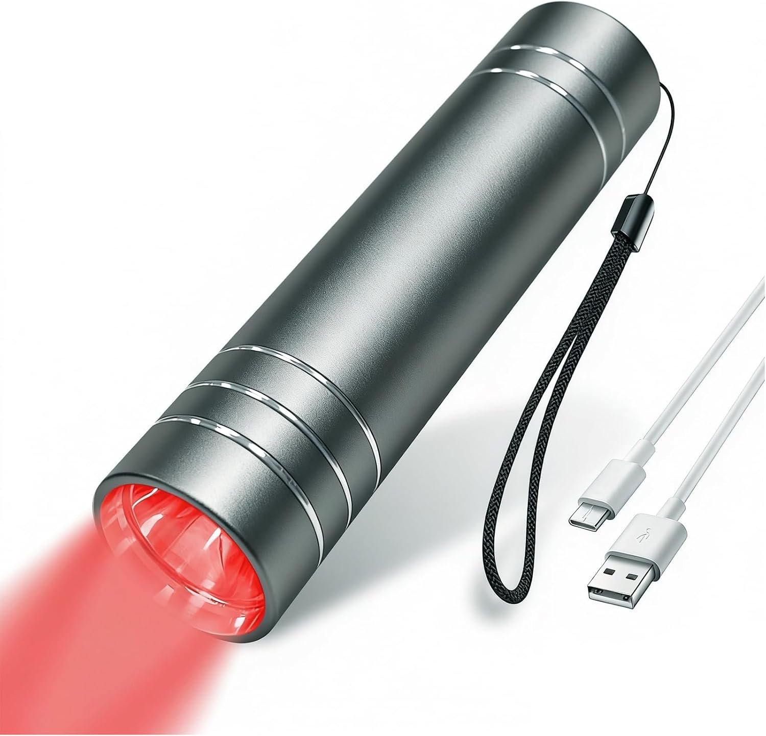 Red Light Therapy Device for Joint&Muscle, Portable Red Light & Near-Infrared Wand, 660nm 850nm LED Light Therapy Torch for Body/Face/Neck/Back/Knee