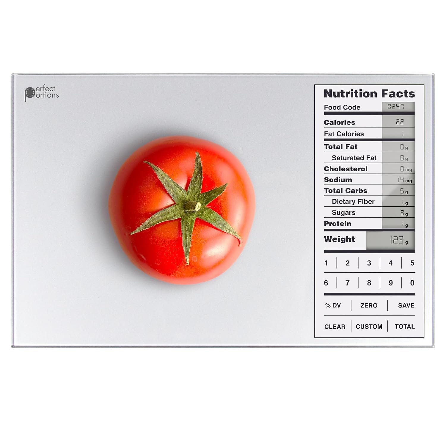 Greater Goods Nutrition Food Scale for Meal Planning and Portion Control with Food Code Booklet & App (Non-Connected, Non-Backlit Model)