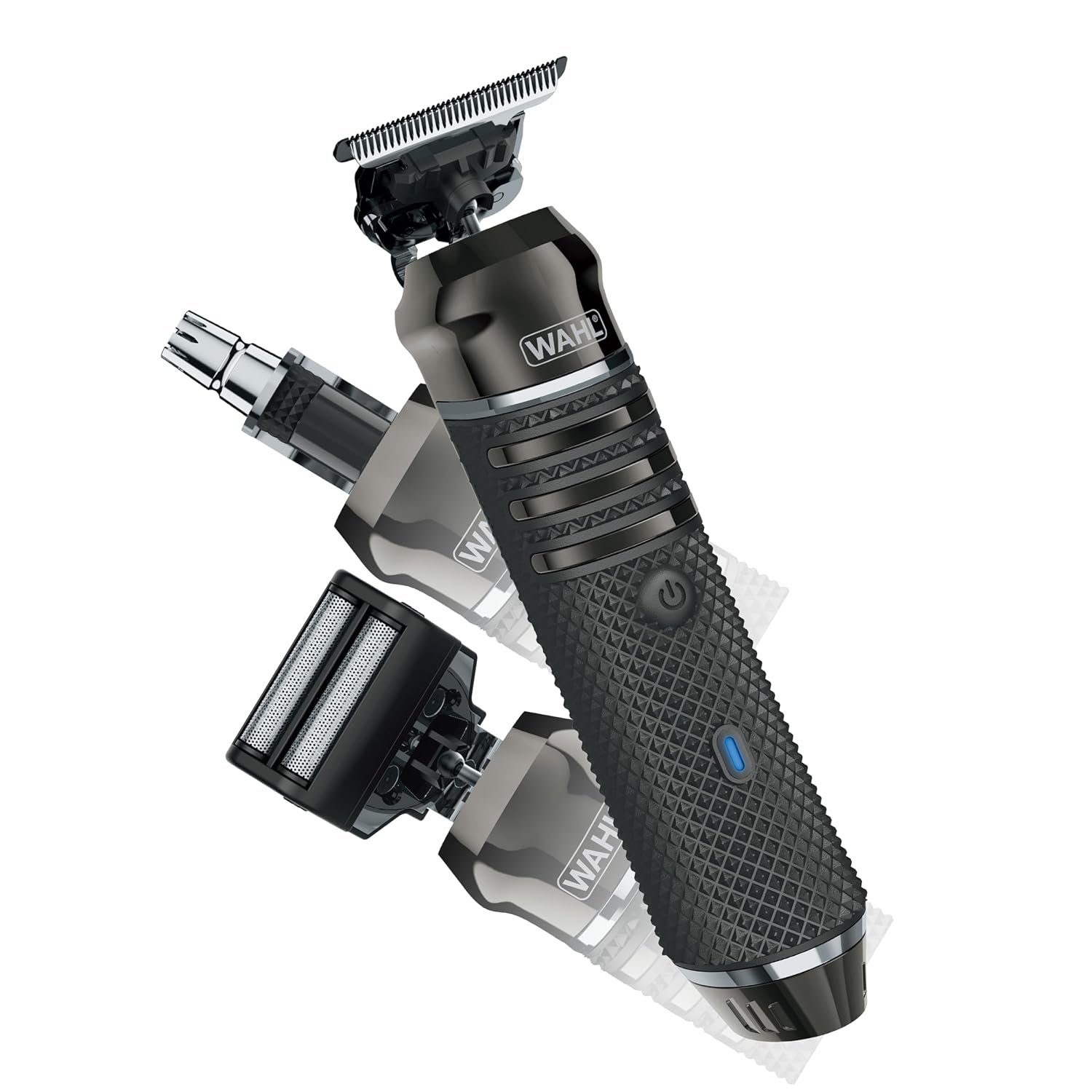 Wahl USA Pro Series High Visibility Skeleton Style Trimmer, Lithium-Ion Cordless USB Rechargeable All in One Shaving & Close Cutting Beard Trimmer for Men with Near Zero Gap Blade – 3026018