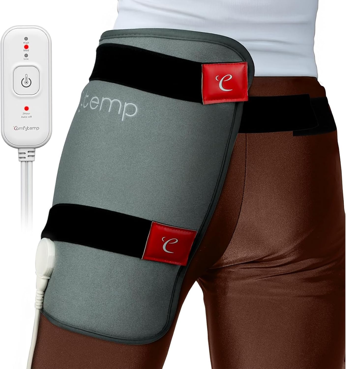 Comfytemp Hip Heating Pad, HSA Store Eligible Items, Birthday Christmas Gift for Mom Women Wife Men Dad, FSA Eligible Hip Brace for Lower Back Thigh Buttock Electric HSA Heat Pad Hot Relax (L/XL)