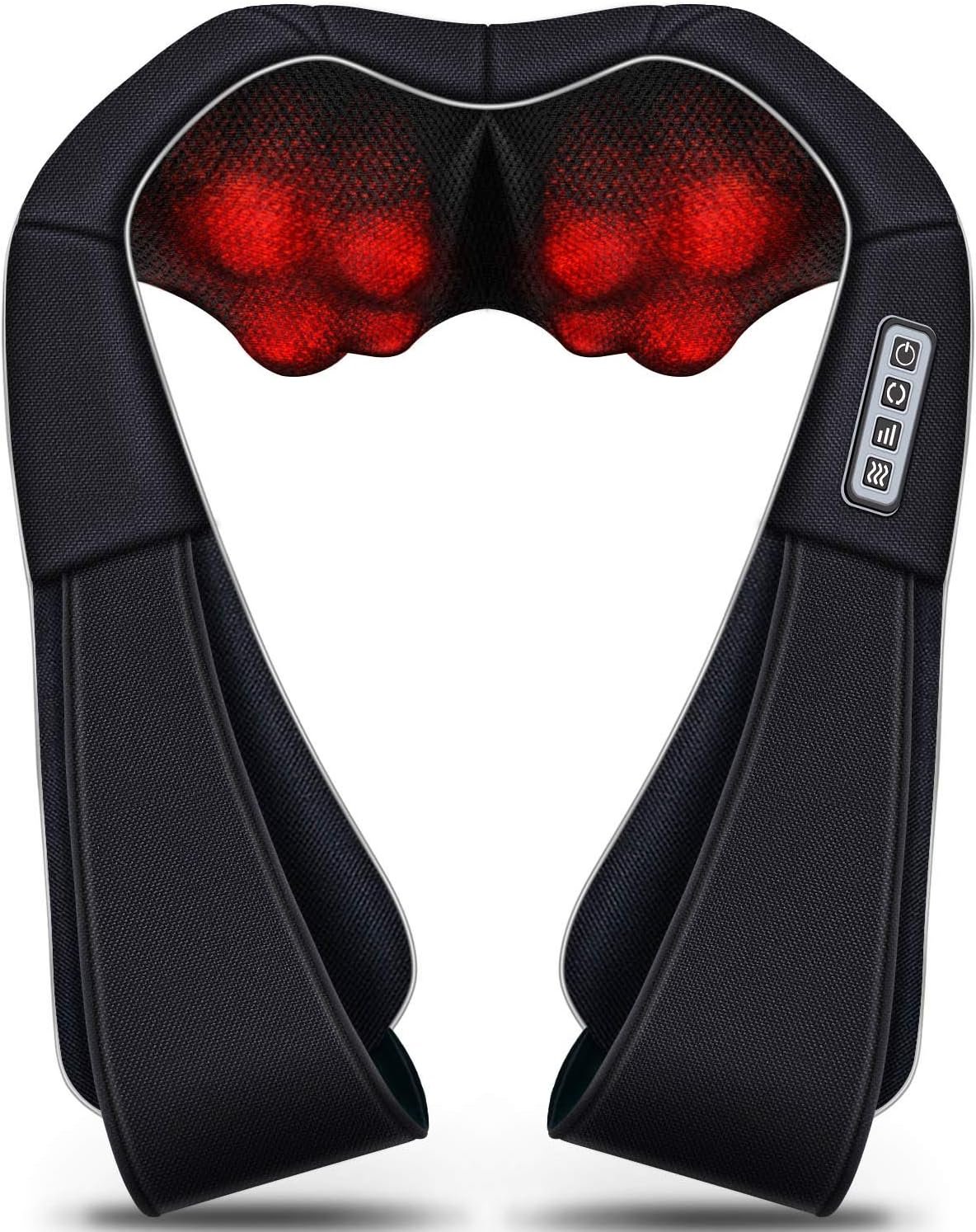 VIKTOR JURGEN Christmas Women Men Gifts, Shiatsu Neck and Shoulder Massager with Heat Deep Tissue Kneading Sports Recovery Massagers for Back, Relaxation Gift for Dad, Mom, Husband, Wife, Him, Her