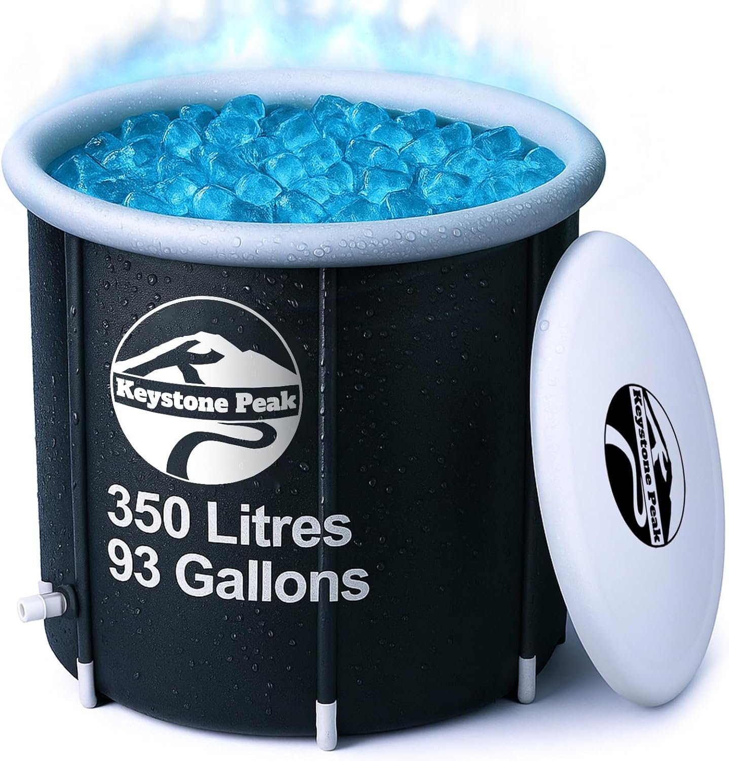 Cold Plunge Tub – Portable Ice Bath Tub for Athletes & Adults – Inflatable Bathtub for Cold Water Therapy, Sports Recovery & Wellness – Outdoor & Indoor Use – 5-Year Assurance