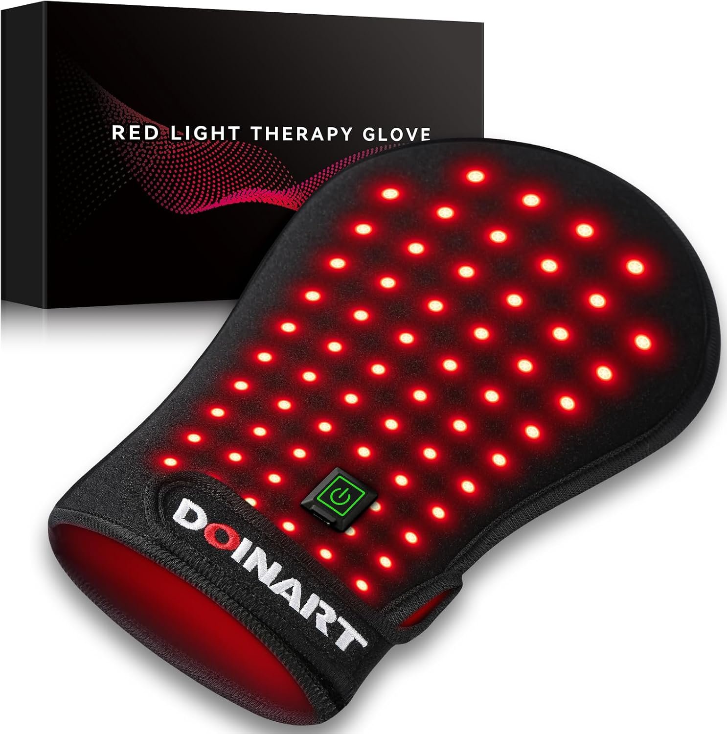 Red Light Therapy Device for Hands, Near Infrared Light Therapy Glove, for Hand Stiffness – Red Light Therapy at Home.