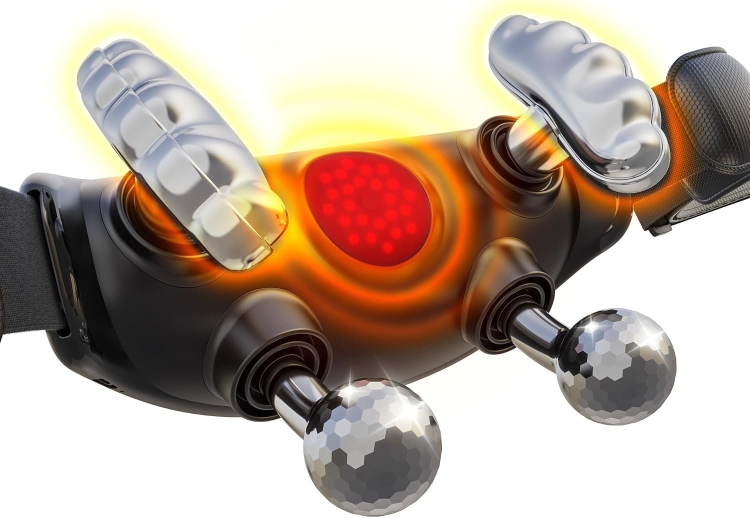 Upgraded Neck Massager for Pain Relief Deep Tissue, Cordless Neck and Shoulder Massager with Heat, 5 Modes Deep Tissue Kneading, Portable Shiatsu Massager for Back Leg Muscles, Home Office Travel Use