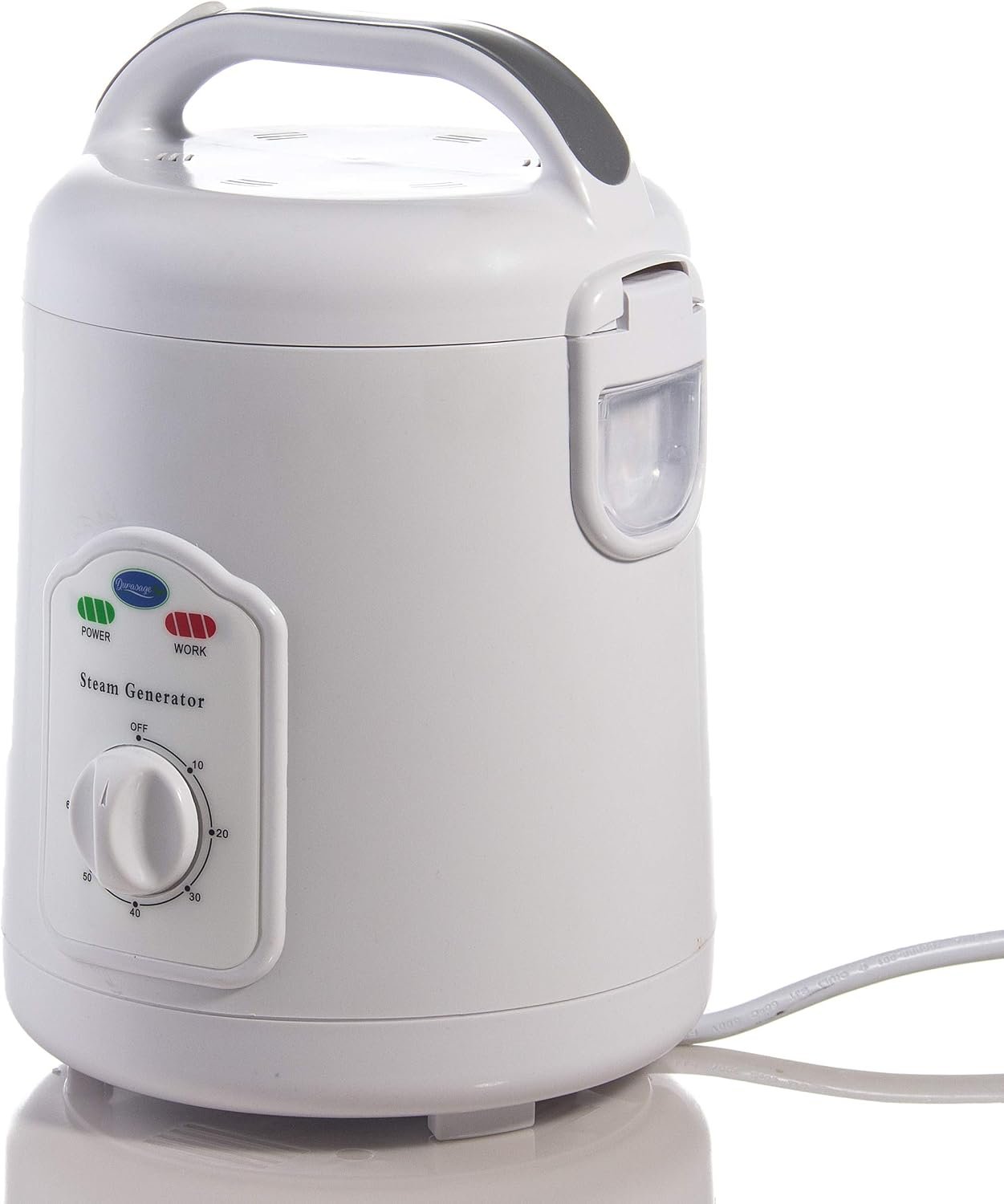 Durasage Replacement Steam Generator Unit for Sauna – 1.8L Water Tank, 60 Min Manual Timer, 800W Power, 5 Ft Cord, Easy Tubing Port, Home Spa Steamer for Relaxation, Cleaning & Detox, DSG-01