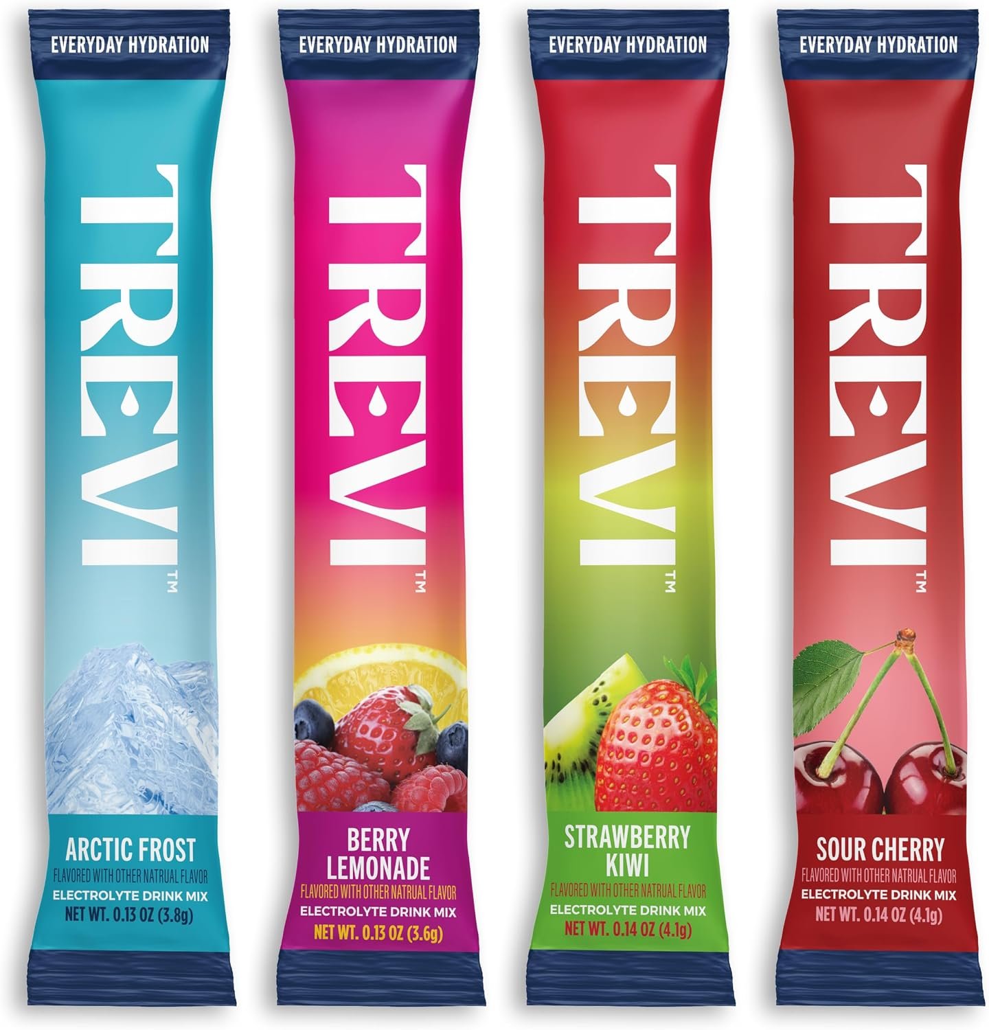 TREVI Electrolytes Powder Packets, Sugar Free Hydration, Favorites 20 Pack
