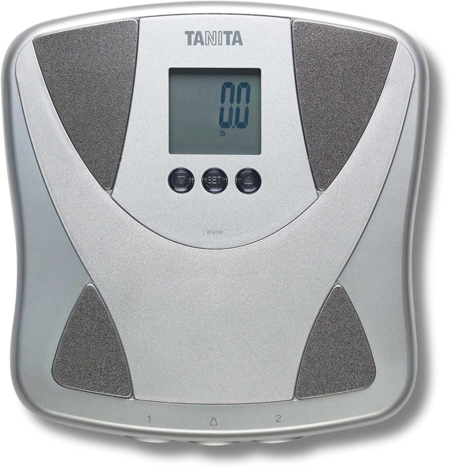 Tanita BF-679W Multi-Frequency Digital Body Fat and Body Water Scale – Smart Bathroom Weight Scale – Body Composition Monitor with Japan Technology – 300 lb Capacity – 2-User Memory
