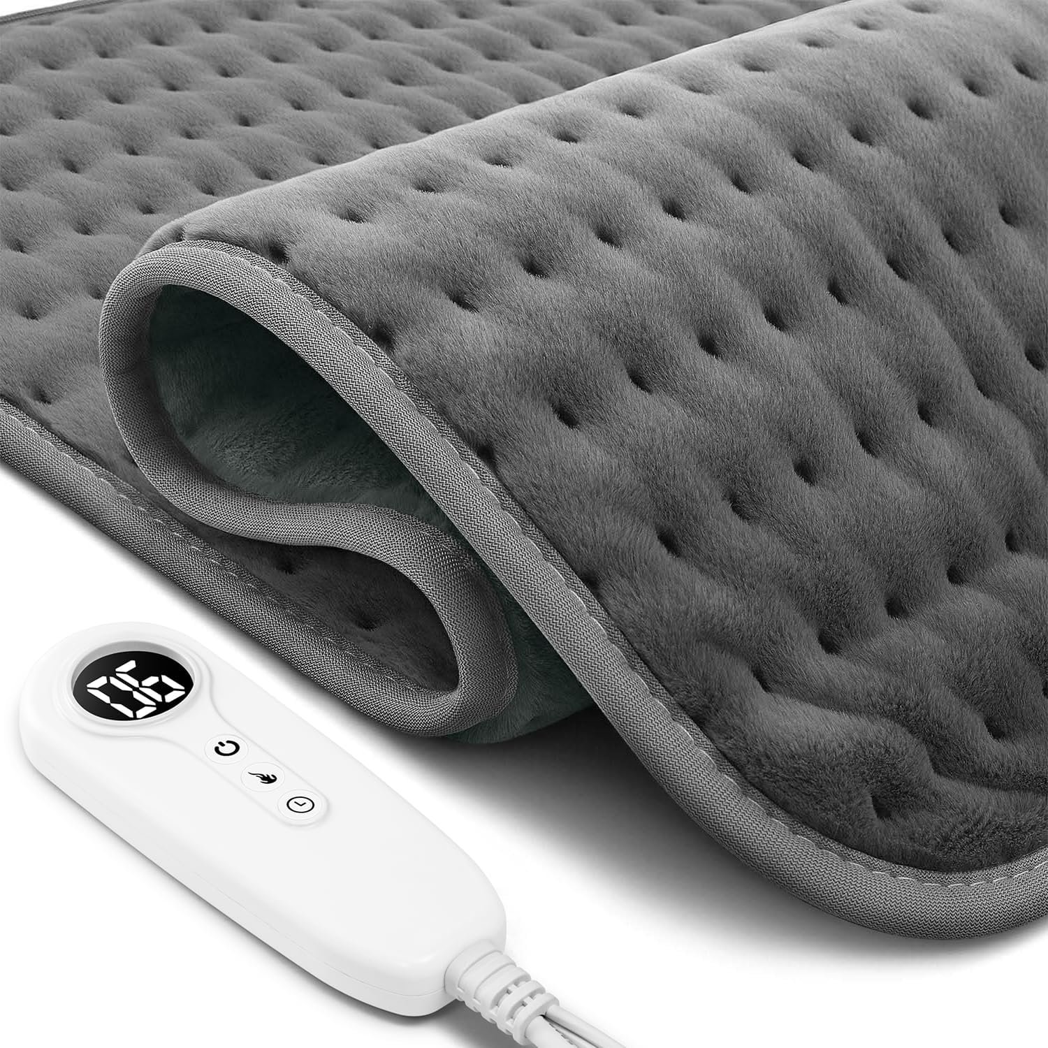 XXL Heating Pad for Back Pain Relief, Fathers Day Dad Gifts for Husband Grandpa Men Women Mom Wife Grandma Birthday Christmas, Large Heating Pads for Period Cramps/Legs/Feet/Muscle Tension/Joint Pain