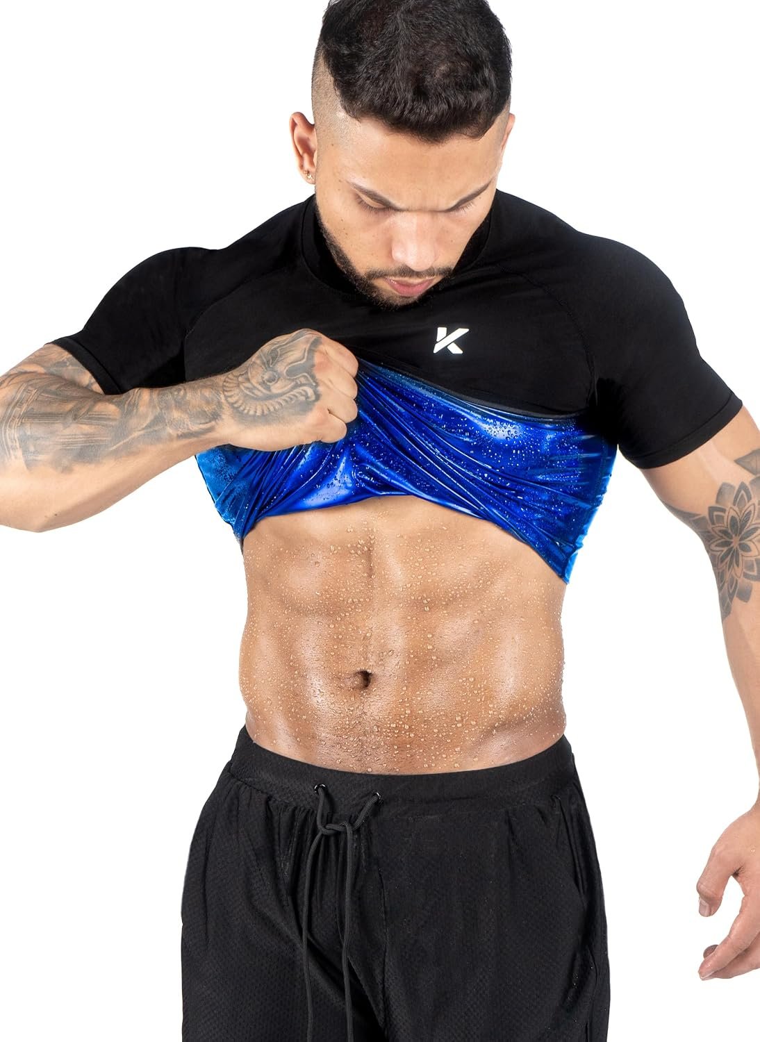 Kewlioo Sauna Shirt for Men – Original Heat Trapping Sweat Vest, Sauna Suit For Men, Compression Sweat Suit for Gym, Workouts