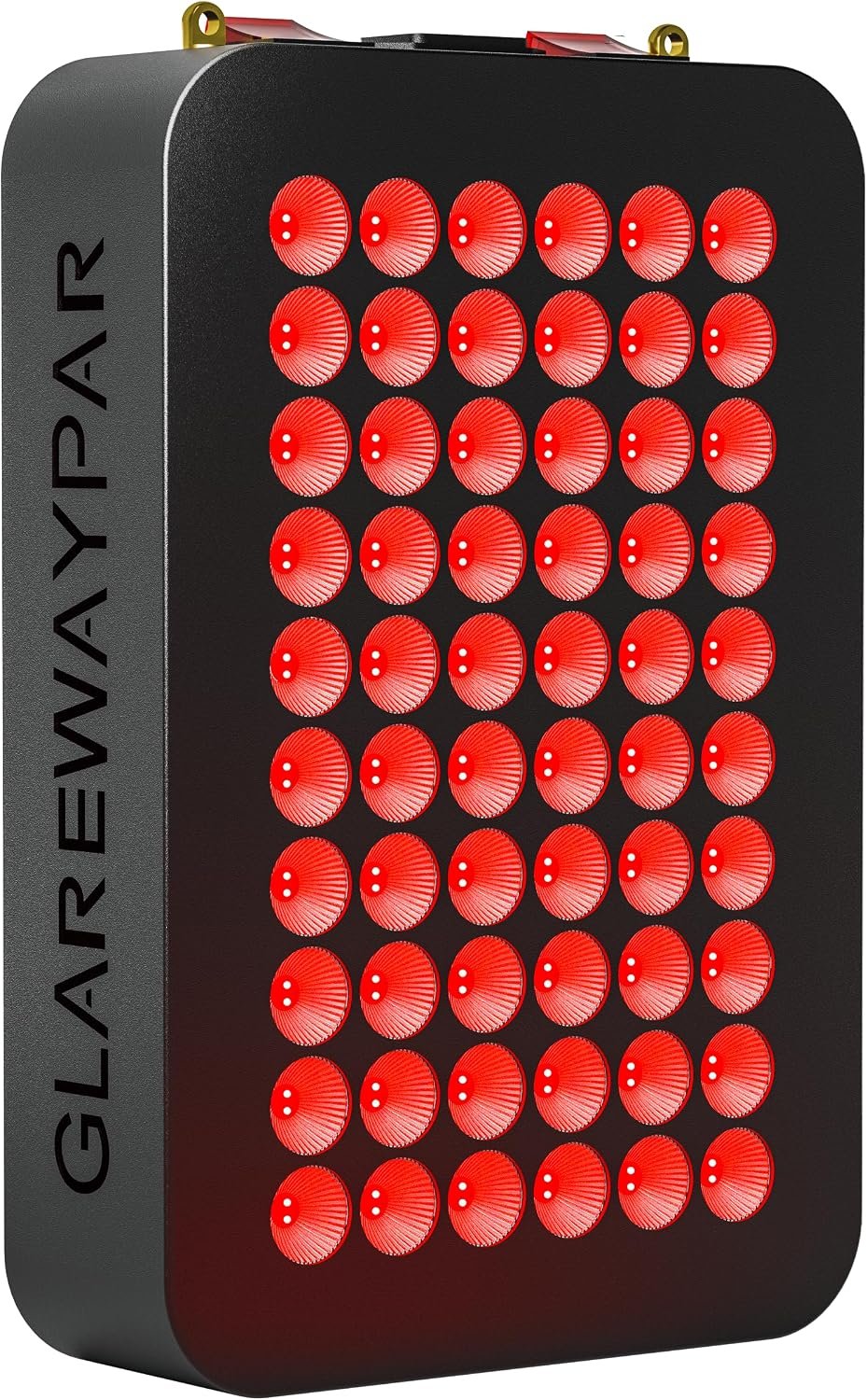 LED Red Light Therapy Panel, Near Infrared Light Therapy Device with 60 660nm Red LEDs and 60 850nm NIR LEDs, High Power Red Light Therapy Lamp at Home, Ideal for Body, Face, Black
