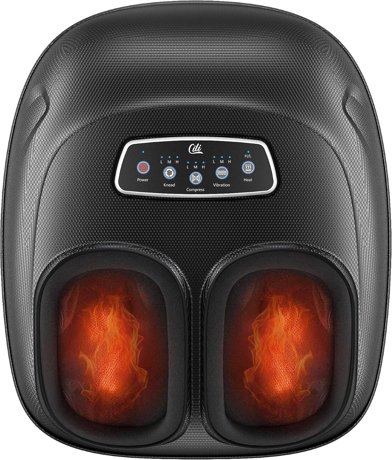 CILI Foot Massager with Heat, Shiatsu Foot Massager for Neuropathy & Plantar Fasciitis Relief, Gifts for Women Mom Dad,Heated Feet Massager with Deep Kneading,Compression,Vibration,FSA Eligible HSA