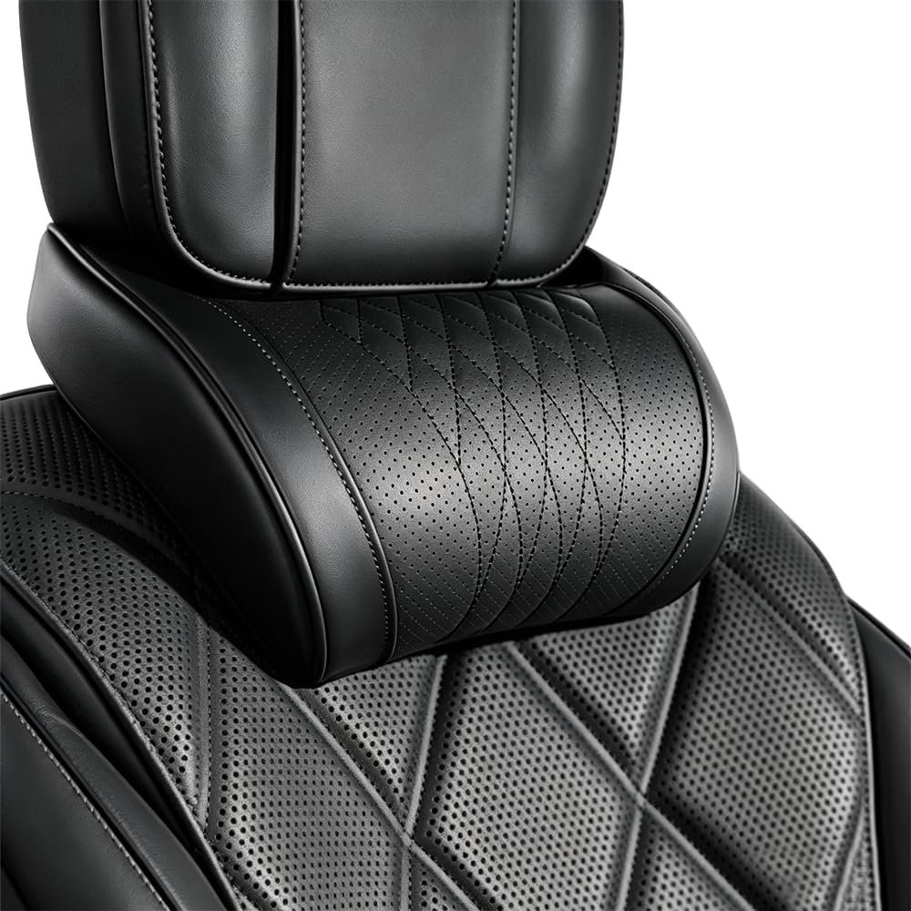 Universal Memory Foam Car Headrest Neck Pillow，Black
