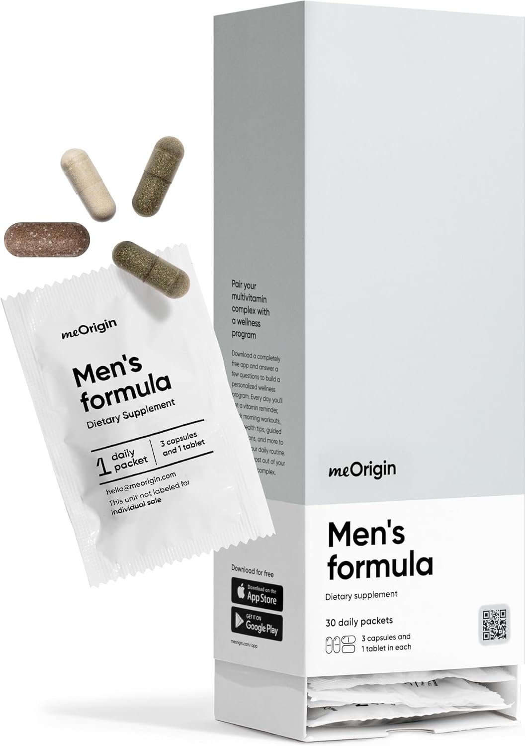Multivitamin for Men, All-in-One Supplement Complex with Zinc, Vitamin D, C, B12, Saw Palmetto, Biotin, Selenium — 79 Nutrients for Men’s Health Support, Energy, Healthy Hair, 30 Day Supply